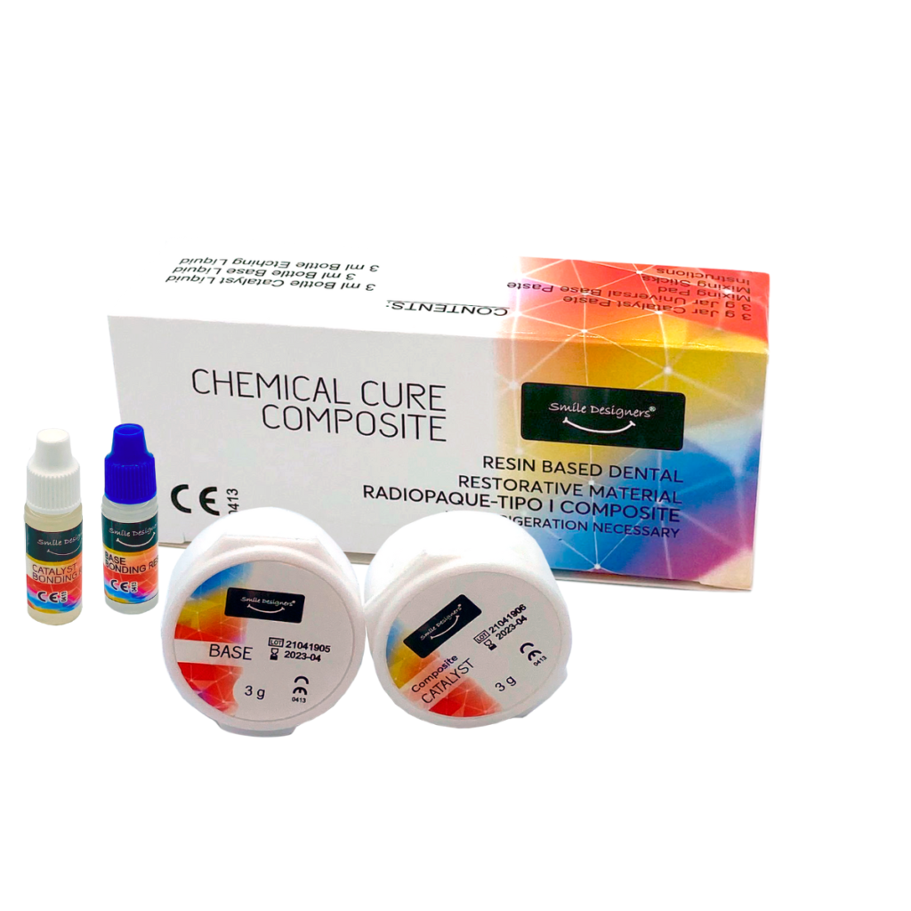 Chemical Self Cure Composite Kit 15gm/15gm & Bonding Chipped Tooth